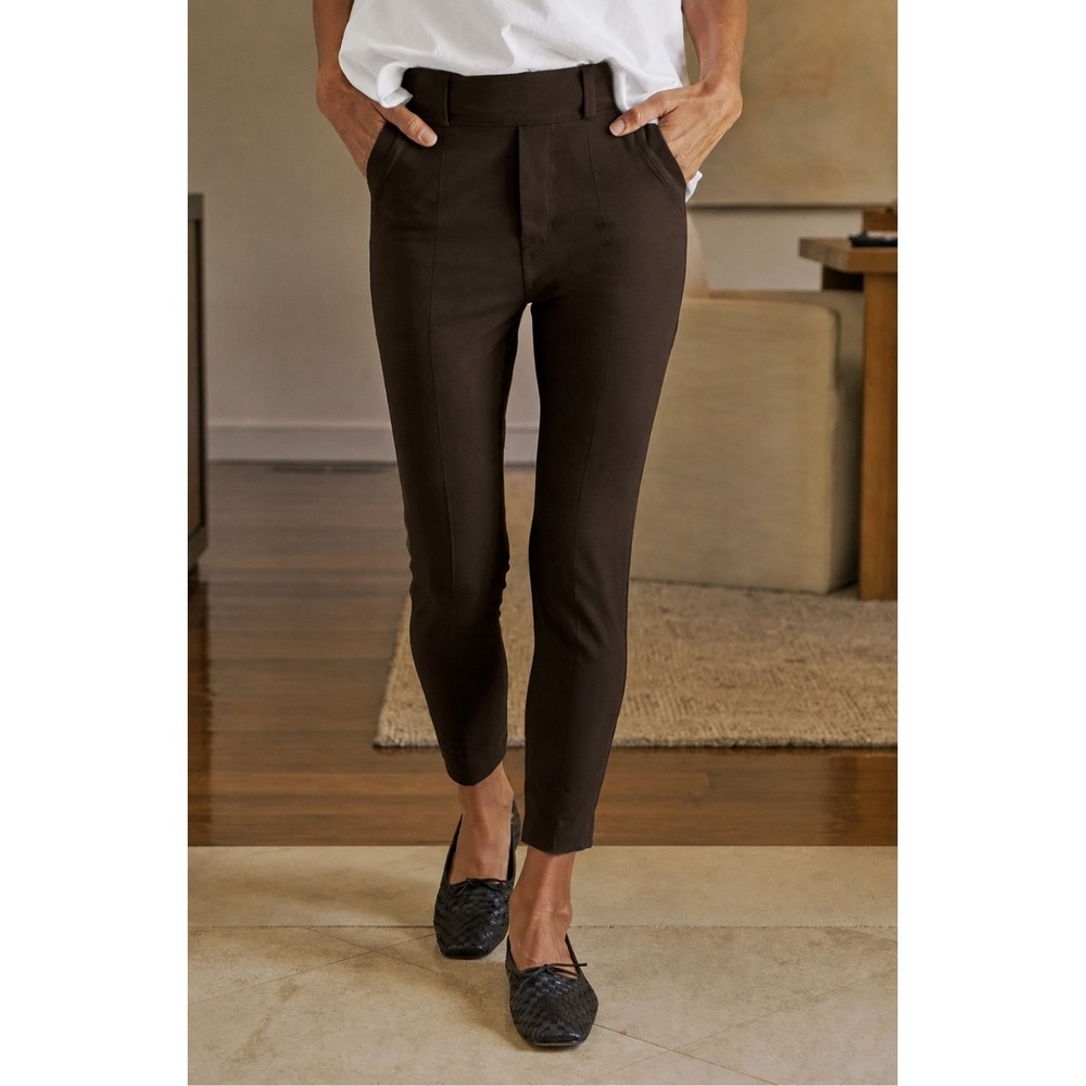 Frank & Eileen Billion Dollar Murphy Pants IRISH CHOCOLATE BROWN Stretch Medium - Picture 3 of 12